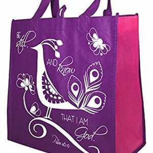 10/$25🦋 Divinity Boutique Be Still Psalm 46:10 Tote Bag